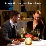 AMWGIMI Women Gifts Rose Flower Lamp,Rechargeable Cordless LED Touch Lamp | 3-Co... - Image 5