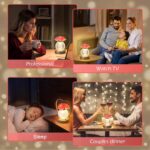 AMWGIMI Women Gifts Rose Flower Lamp,Rechargeable Cordless LED Touch Lamp | 3-Co... - Image 7