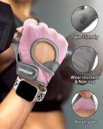 VINSGUIR Workout Gloves for Women and Men, Breathable Weight Lifting Gloves for ... - Image 3