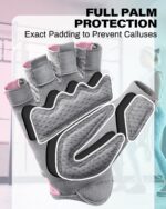 VINSGUIR Workout Gloves for Women and Men, Breathable Weight Lifting Gloves for ... - Image 5