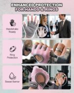 VINSGUIR Workout Gloves for Women and Men, Breathable Weight Lifting Gloves for ... - Image 7