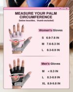 VINSGUIR Workout Gloves for Women and Men, Breathable Weight Lifting Gloves for ... - Image 8