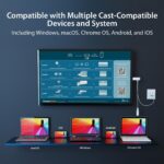 j5create ScreenCast 4K Max Wireless Display Adapter with Enhanced Antenna, Strea... - Image 5