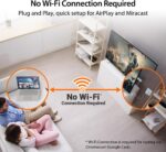 j5create ScreenCast 4K Max Wireless Display Adapter with Enhanced Antenna, Strea... - Image 8
