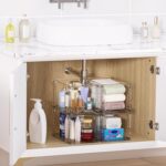 Vtopmart 4 Pack Large Stackable Storage Drawers,Easily Assemble Acrylic Bathroom... - Image 3