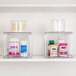 Vtopmart 4 Pack Large Stackable Storage Drawers,Easily Assemble Acrylic Bathroom... - Image 8