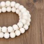 58in Wood Bead Garland with Tassels, Farmhouse Rustic Country Decor Prayer Boho ... - Image 7
