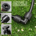 30 PCS Quick Connect 1/4" Drip Irrigation Elbow Fitting, Push-to-Connect Drip Ir... - Image 5