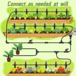 30 PCS Quick Connect 1/4" Drip Irrigation Elbow Fitting, Push-to-Connect Drip Ir... - Image 7