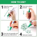 Oil Based Paint Pen, Permanent Paint Marker: Quick-Dry, Waterproof Marker Set of... - Image 5