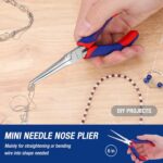 WORKPRO Mini Pliers Set, 3-Piece Small Pliers Tool Kit Includes 4” Diagonal Plie... - Image 8