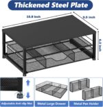 OPNICE Desk Organizer and Accessories, 2-Tier Computer Monitor Stand Riser with ... - Image 4