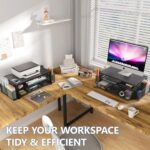 OPNICE Desk Organizer and Accessories, 2-Tier Computer Monitor Stand Riser with ... - Image 9