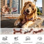 Kseroo 3-Pack Indestructible Dog Chew Toys for Aggressive Chewers: Bacon Flavore... - Image 5
