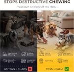 Kseroo 3-Pack Indestructible Dog Chew Toys for Aggressive Chewers: Bacon Flavore... - Image 7