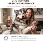 Kseroo 3-Pack Indestructible Dog Chew Toys for Aggressive Chewers: Bacon Flavore... - Image 10