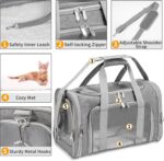 Soft-Sided Cat/Dog/Pet Carrier, Collapsible Pets Travel Carriers for Big Cats/Sm... - Image 5