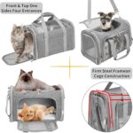 Soft-Sided Cat/Dog/Pet Carrier, Collapsible Pets Travel Carriers for Big Cats/Sm... - Image 6