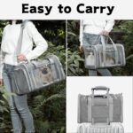 Soft-Sided Cat/Dog/Pet Carrier, Collapsible Pets Travel Carriers for Big Cats/Sm... - Image 7