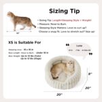 Bedsure ComfyFleece Cat Bed, Washable Round Cute Pet Beds for Indoor Cats, Supe... - Image 6