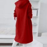 Generic Zip Up Hoodie for Women Cute Trendy Drawstring Oversized Hooded Sweatshi... - Image 4