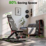 FLYBIRD WB3 Weight Bench up to 6'5", 750LBS Capacity Adjustable Weight Bench for... - Image 8