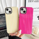 Compatible with iPhone 15 Case, Cute Fashion Aesthetic Striped Pattern Cover for... - Image 6