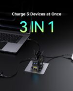 GravaStar 65W Alpha65 Robot Fast GaN Charger Block, 3-Port Fast Charger, Foldabl... - Image 4
