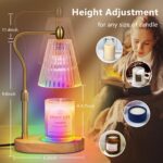 seenlast Candle Warmer Lamp with 8 Colors LED Changing,with Timer Dimmer Adjusta... - Image 3