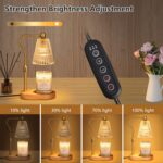 seenlast Candle Warmer Lamp with 8 Colors LED Changing,with Timer Dimmer Adjusta... - Image 6