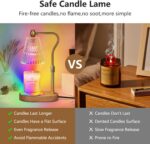 seenlast Candle Warmer Lamp with 8 Colors LED Changing,with Timer Dimmer Adjusta... - Image 7