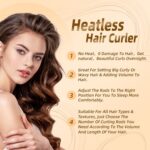 Overnight Heatless Hair Curler Rods Jumbo, Heatless Curls Satin Jumbo Flexi Rods... - Image 7