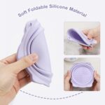 Makeup Brush Cleaner, Etercycle Foldable Silicone Brush Cleaner Bowl Srubber, Po... - Image 8