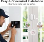 Wireless Alarm System for Home Security,24 Pcs Home Alarm System Wireless DIY Ki... - Image 4