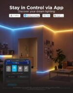 Govee RGBIC LED Strip Lights 32.8ft with Covers, Smart Lights Work with Alexa an... - Image 5