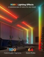 Govee RGBIC LED Strip Lights 32.8ft with Covers, Smart Lights Work with Alexa an... - Image 6
