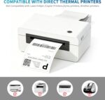 9527 Product Fanfold 4 x 6 Direct Thermal Labels White Perforated Shipping Label... - Image 6