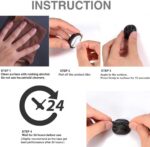 OHill 16-Pack Black Cord Organizer - Adhesive Cable Clips Holder for Desk, Wall,... - Image 5