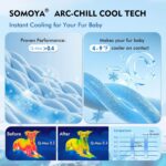 SOMOYA Dog Cooling Mat (Q-Max>0.4) Pet Cooling Pads Blanket Sleeping Kennel Mat,... - Image 3
