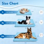 SOMOYA Dog Cooling Mat (Q-Max>0.4) Pet Cooling Pads Blanket Sleeping Kennel Mat,... - Image 4