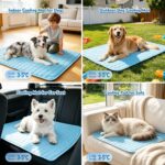 SOMOYA Dog Cooling Mat (Q-Max>0.4) Pet Cooling Pads Blanket Sleeping Kennel Mat,... - Image 8