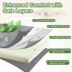 Vonabem Waterproof Outdoor Dog Bed Large Medium Sized Dogs, Washable Crate Pad 3... - Image 7