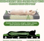 Vonabem Waterproof Outdoor Dog Bed Large Medium Sized Dogs, Washable Crate Pad 3... - Image 10