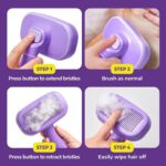 Hertzko Self Cleaning Slicker Brush for Dogs and Cats - Pet Hair Brush for Shedd... - Image 7