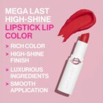 wet n wild Mega Last High-Shine Lipstick Lip Color, Infused with Seed Oils For a... - Image 4