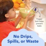 Magic Tap Automatic Drink Dispenser for Fridge, White (1 Pack), No Spill Milk Di... - Image 4
