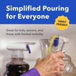 Magic Tap Automatic Drink Dispenser for Fridge, White (1 Pack), No Spill Milk Di... - Image 8
