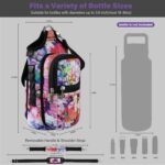 icolor Magnetic Gym Bag Water Bottle Carrier Holder with Phone Pockets & Shoulde... - Image 4