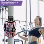 icolor Magnetic Gym Bag Water Bottle Carrier Holder with Phone Pockets & Shoulde... - Image 6