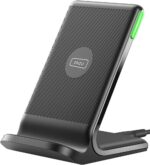 INIU Wireless Charger, 15W Fast Wireless Charging Station with Sleep-Friendly Ad... - Image 10